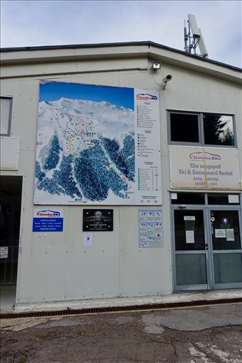 trail map Mt. Vitosha ski area