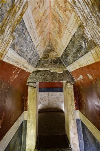inside replica Thracian Tomb, Kazanlak