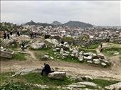 Nebet Tepe - site of oldest habitation, ca. 6,000 BCE - has been reused repeatedly over the centuries so that nothing of the Chacolithic is left.: by krodin, Views[158]