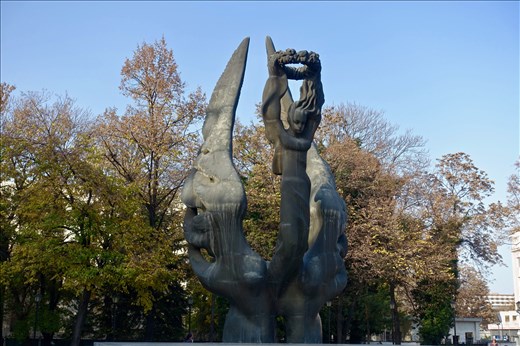 Sculpture in front of Archeological and Historical Museums, Plovdiv