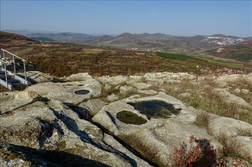 overlooking the back of the valley