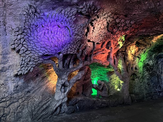 Tree sculpture in Salt Cathedral