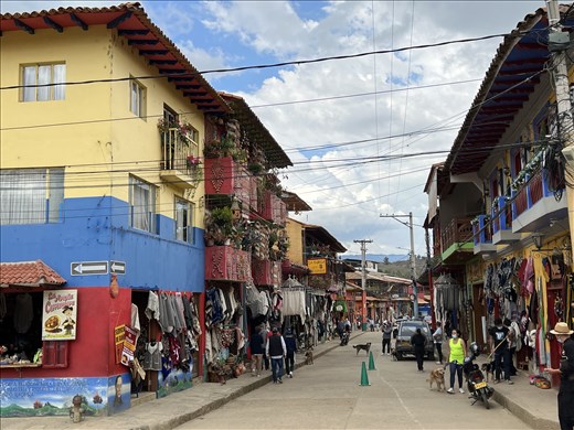 Raquira street scene