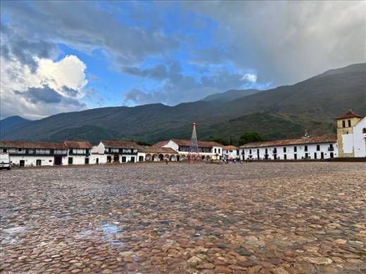Villa de Leyva main square - the largest in Columbia and maybe in So. Am.