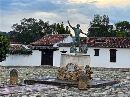 statue of one of the leaders of the revolution against Spanish rule