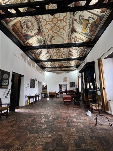 Main hall of the former governor's residence, Tunja Museum