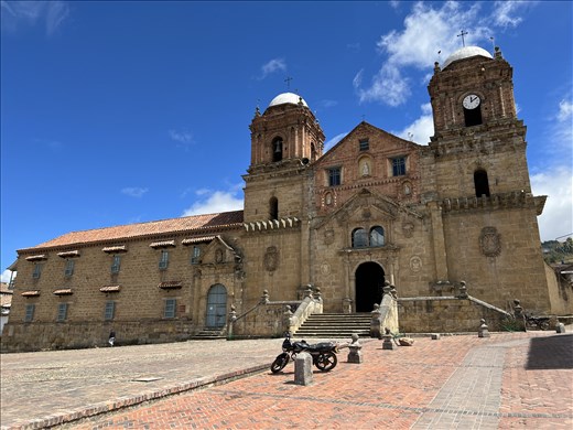 Mongui Cathedral, reputed to be an excellent example of Nuevo Granadan architecture