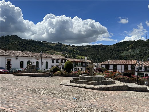 detail of Bolivar Square, Mongui