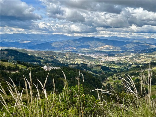 view from the road between Mongui and Lago de Tota