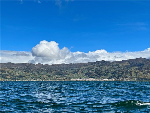 Aquitania from the boat