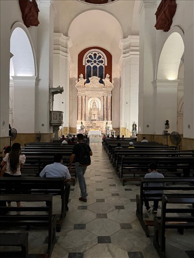 inside San Pedro Claver