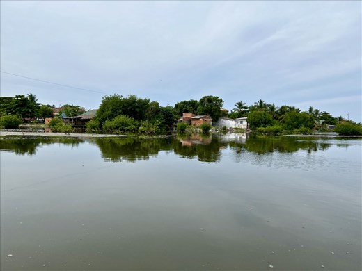 La Boquilla Settlement from the canoe