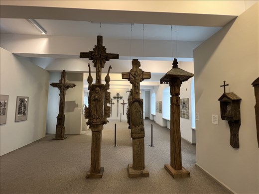 Wooden Cross carvings in National Museum