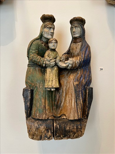 19th C Anna, Mary and Baby Jesus in National Museum