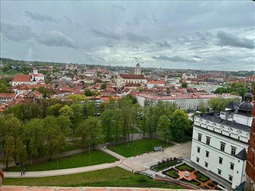 view from Gediminas Tower