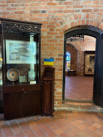 Ukrainian flag in every room of the Island Castle