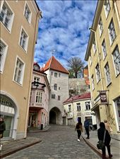 Street scene with gate connecting Toombea with lower town: by krodin, Views[103]