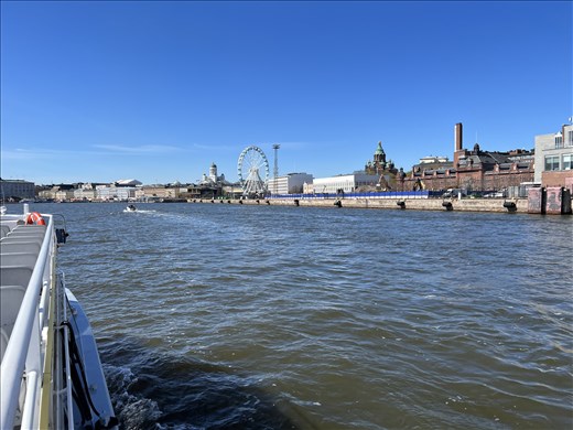 coming into the harbor