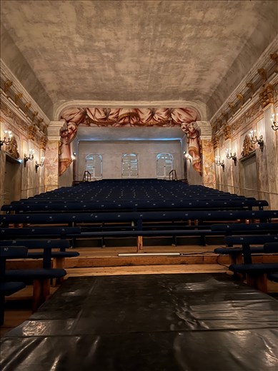 Audience hall in Drottningholm Theater