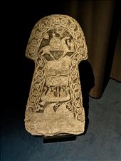 Gotland Stone with mythological story - Viking exhibit History Museum: by krodin, Views[148]