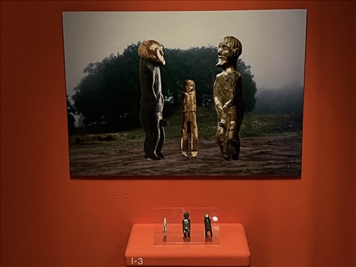 Norse gods incl. Frey in Viking Exhibit History Museum