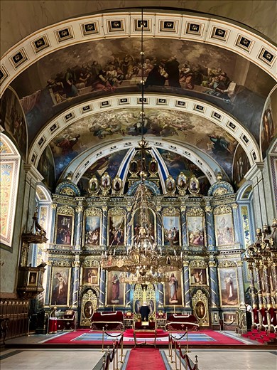 inside Serbian Orthodox Church