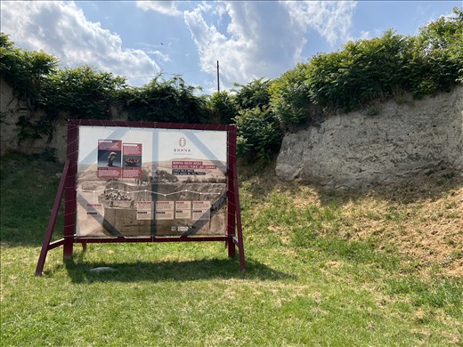 entrance to Vinca archeological site