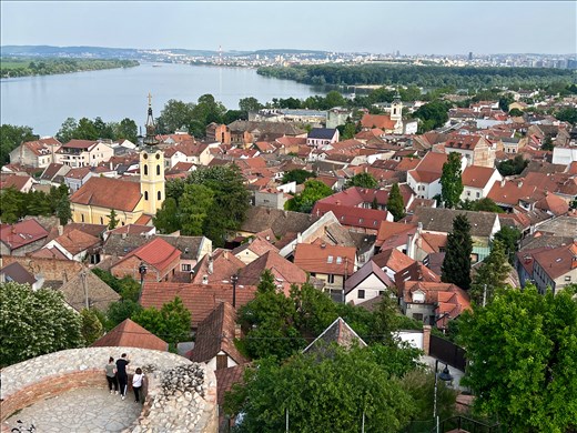 View of the Danube from Gardo Tower, Zemun