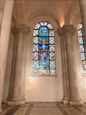 stained glass in St. Mother Teresa Cathedral: by krodin, Views[158]