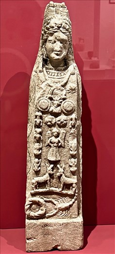 3rd C BCE Lycian goddess Artemis Eleuteria - 55 cm; Fethiye Museum