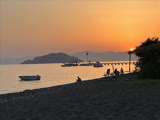 sunset from Yonca Lodge