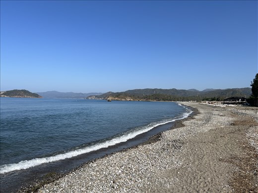 view of the Lycian coast from Yonca Lodge beach