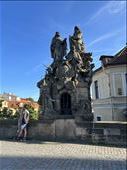 One of the many statues on Charles Bridge: by krodin, Views[126]
