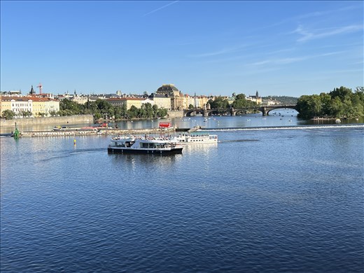 The Moldau/Vtlava River from Charles Bridge