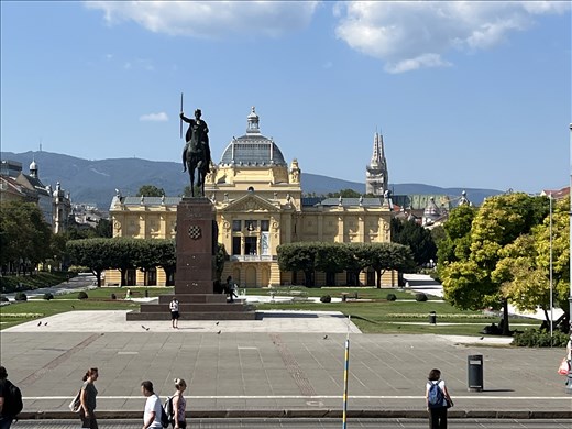 view from the train station