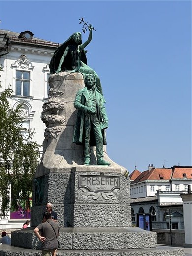 Statue of Slovanian National Poet/Author