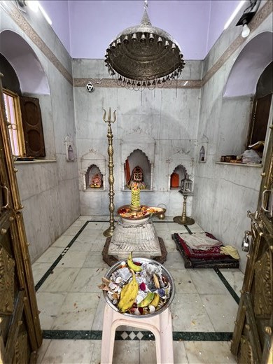 Shrine in Naini Devi Temple