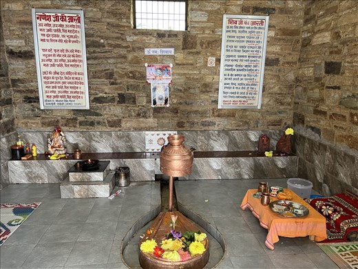 Shiva Temple on top of Kesar Devi hill