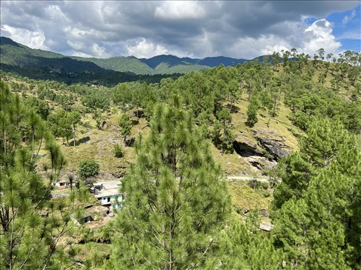 view from above Lakhudiyar Wall