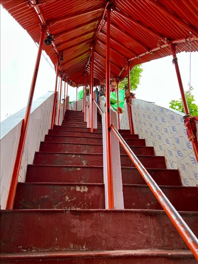 1st set of stairs to the temple