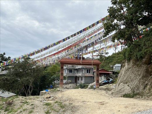 New residential construction next to entrance (& washed out road) to Vajrayogini Temple
It is best to walk up.