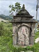 Ganesha on road just outside of Sankhu village: by krodin, Views[122]