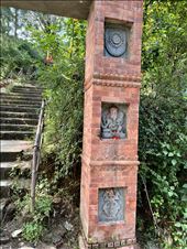 Auspicious symbols on gate to Chandra temple: by krodin, Views[158]