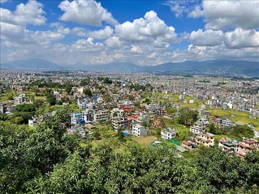 View of the valley from Goddess Chandra's Temple