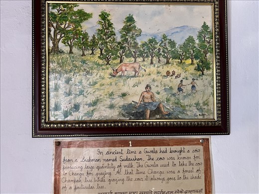 Story of the founding of Changu Narayan in pictures in the local museum