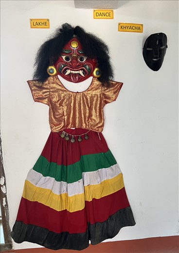 Ritual dance costume, worn annually in one of the festivals