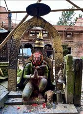 Garunda with face of Licchavi King who had Changu Narayan built in 5th-6th c: by krodin, Views[167]