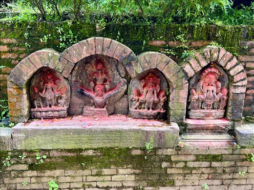 Multiple faces of Vishnu, Changu Narayan
