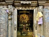 Buddha inside shrine at Golden Temple, Patan: by krodin, Views[120]