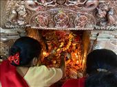 women worshipping at shrine in Banglamukhi Temple, Patan: by krodin, Views[429]